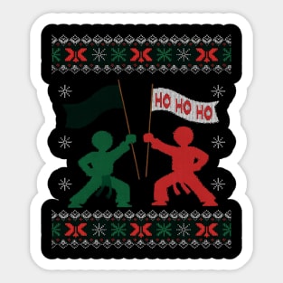 Ugly Christmas Color Guard Winter Guard Sticker